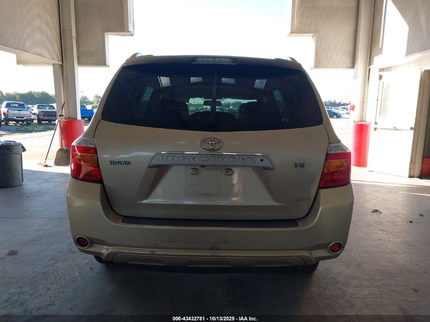 2008 Toyota Highlander Limited VIN: JTEES42A082086001 Lot: 43432781