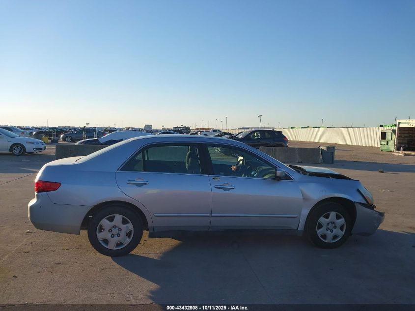 2005 Honda Accord 2.4 Lx VIN: 1HGCM56445A016956 Lot: 43432808