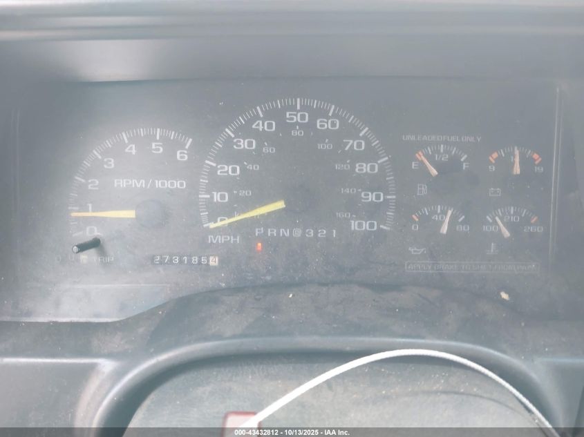 1997 Chevrolet Tahoe Ls VIN: 1GNEC13R0VJ366868 Lot: 43432812