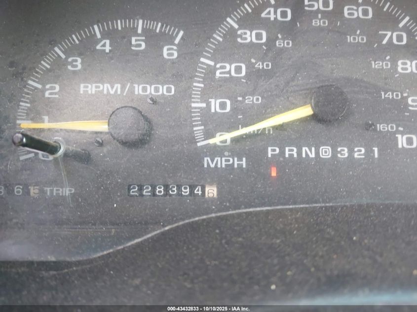 1998 GMC Sierra 1500 Sl Wideside VIN: 2GTEK19R4W1536048 Lot: 43432833