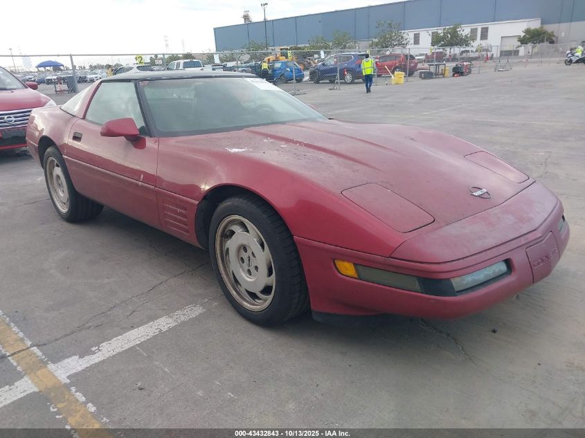 CHEVROLET CORVETTE 1991. Lot# 43432843. VIN 1G1YY2386M5105541. Photo 1
