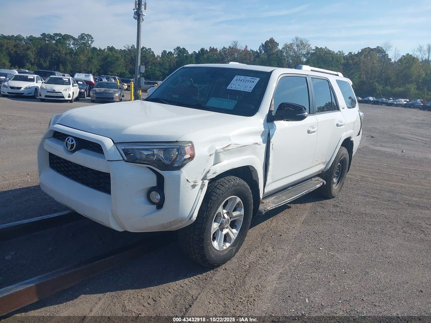 Vin: jtebu5jr2h5422983, lot: 43927762, toyota 4runner sr5 premium 20172