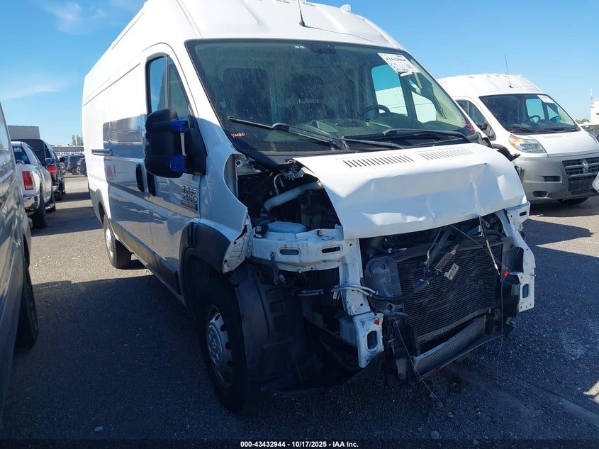 3C6MRVJG3ME558820 2021 Ram Promaster 3500 Cargo Van High Roof 159 Wb Ext auction photo 1