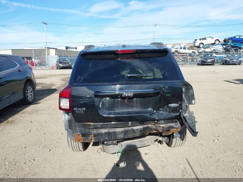 2017 Jeep Compass High Altitude 4X4 VIN: 1C4NJDEB9HD193368 Lot: 43432959