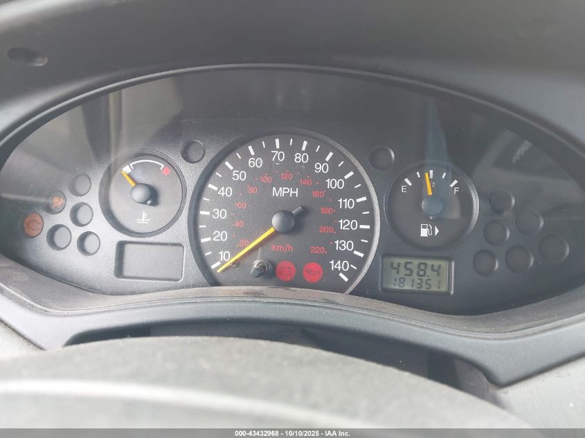 2002 Ford Focus Se VIN: 1FAFP34312W190697 Lot: 43432968