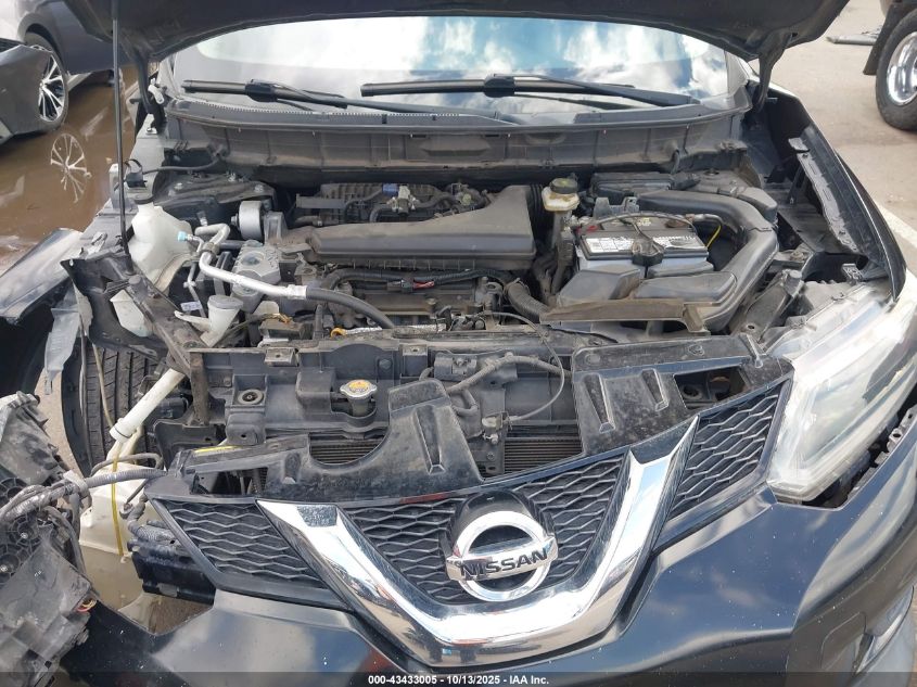 2016 Nissan Rogue S VIN: KNMAT2MT5GP625605 Lot: 43433005