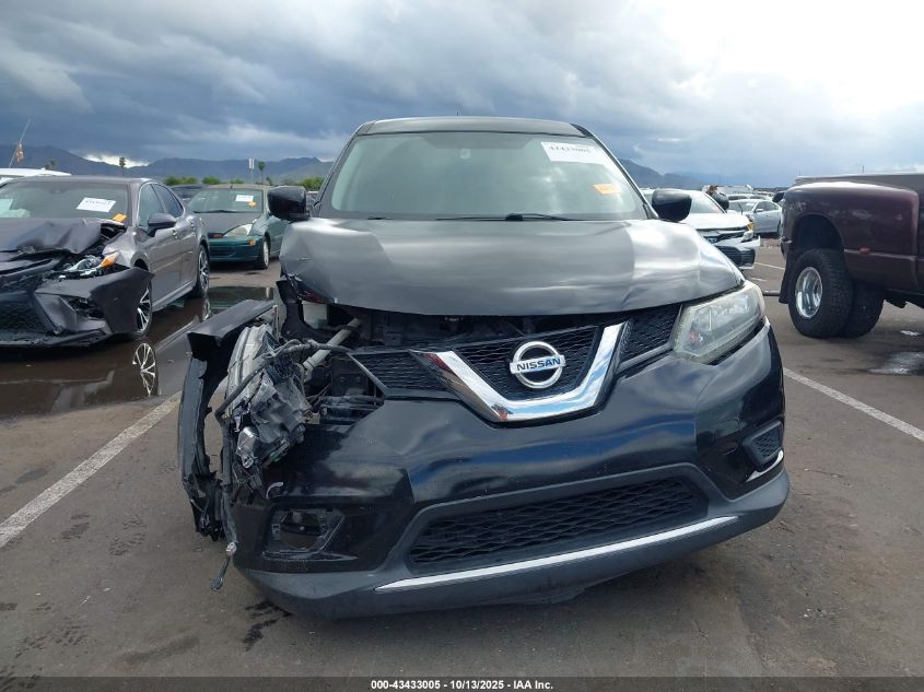 2016 Nissan Rogue S VIN: KNMAT2MT5GP625605 Lot: 43433005