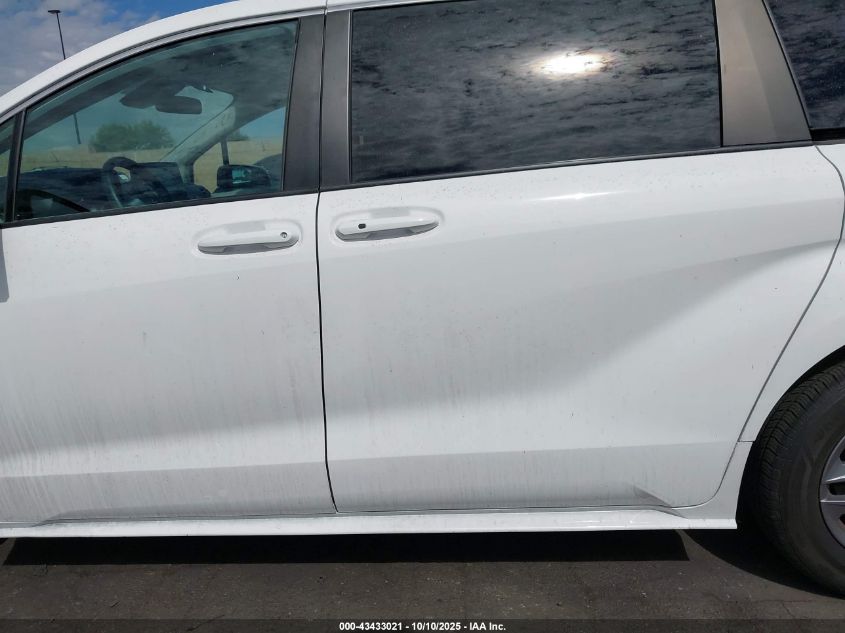 2023 Toyota Sienna Le VIN: 5TDKRKEC7PS154399 Lot: 43433021