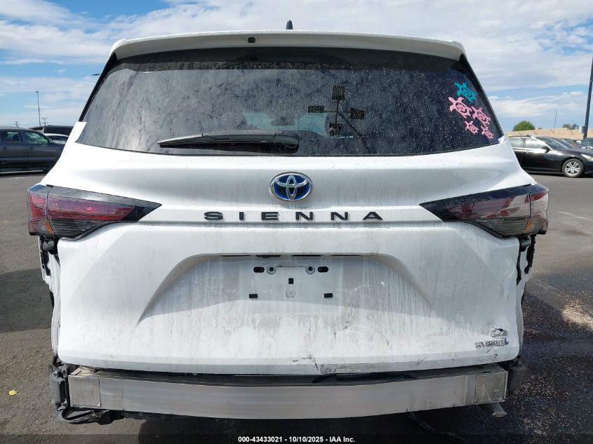 2023 Toyota Sienna Le VIN: 5TDKRKEC7PS154399 Lot: 43433021