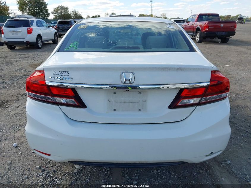 2013 Honda Civic Lx VIN: 2HGFB2F5XDH592173 Lot: 43433026