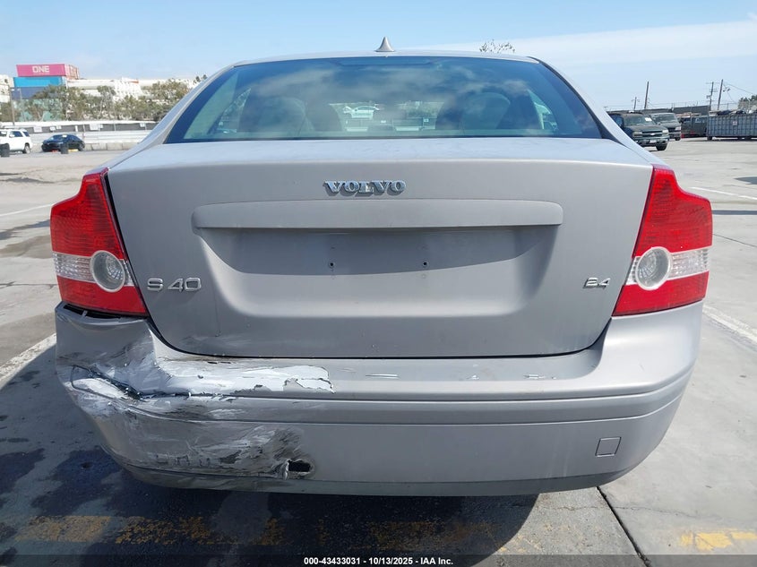 2006 Volvo S40 2.4I VIN: YV1MS390762176390 Lot: 43433031