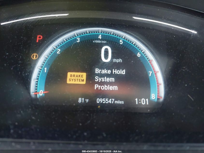 2017 Honda Civic Ex-L VIN: 19XFC1F71HE210962 Lot: 43433083