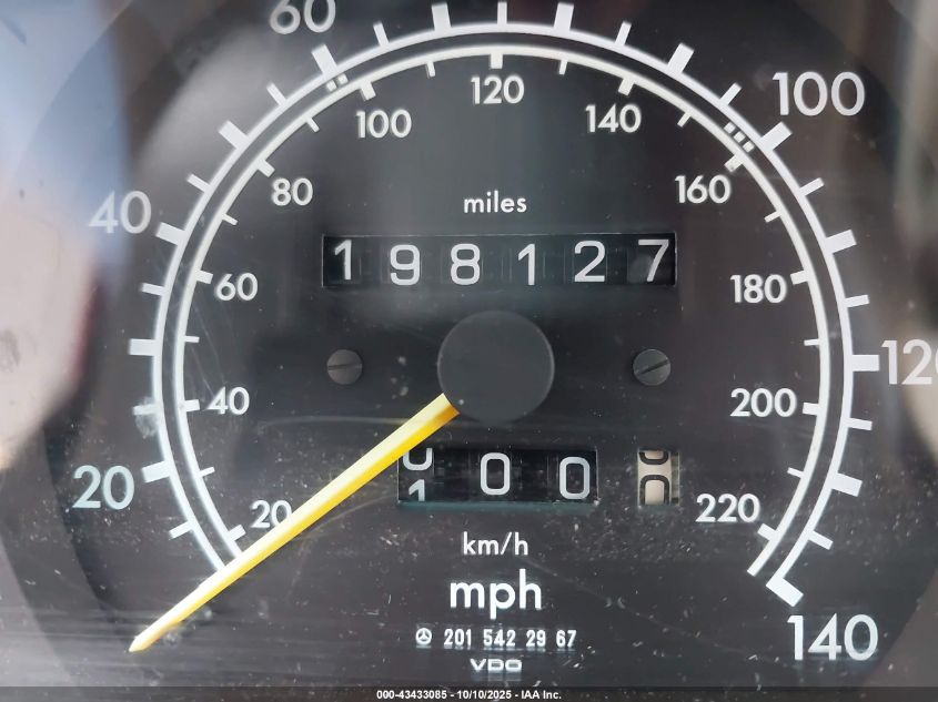 1991 Mercedes-Benz 190 E 2.3 VIN: WDBDA28D4MF803848 Lot: 43433085