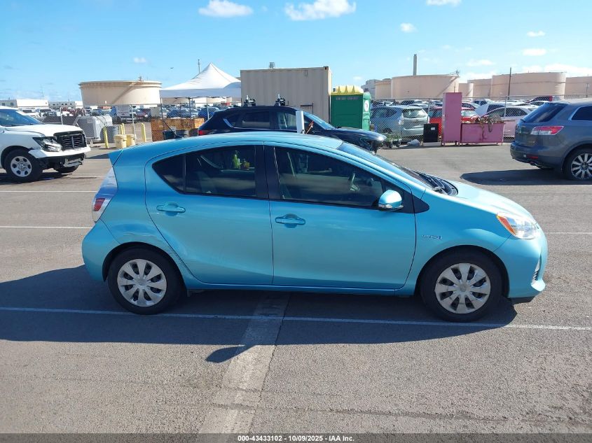 2014 Toyota Prius C Four/One/Three/Two VIN: JTDKDTB31E1083929 Lot: 43433102