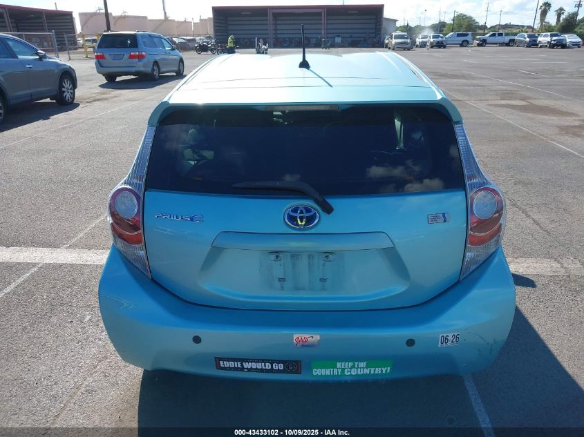 2014 Toyota Prius C Four/One/Three/Two VIN: JTDKDTB31E1083929 Lot: 43433102