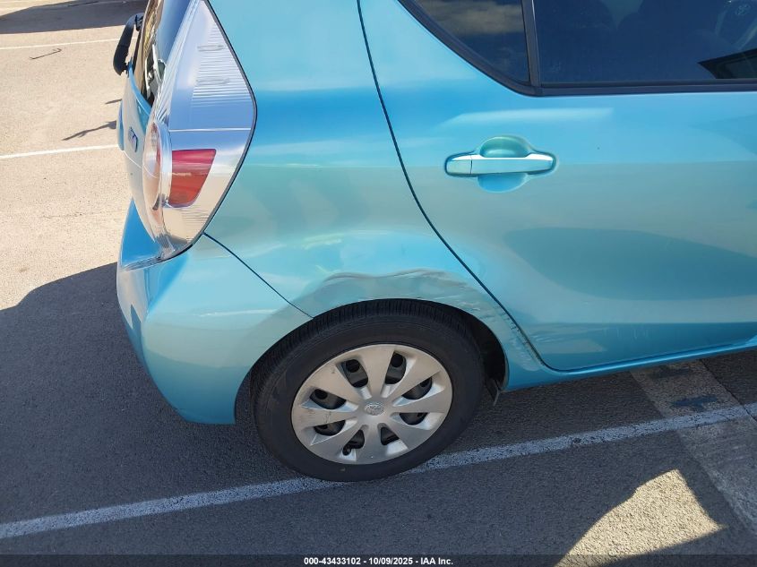 2014 Toyota Prius C Four/One/Three/Two VIN: JTDKDTB31E1083929 Lot: 43433102