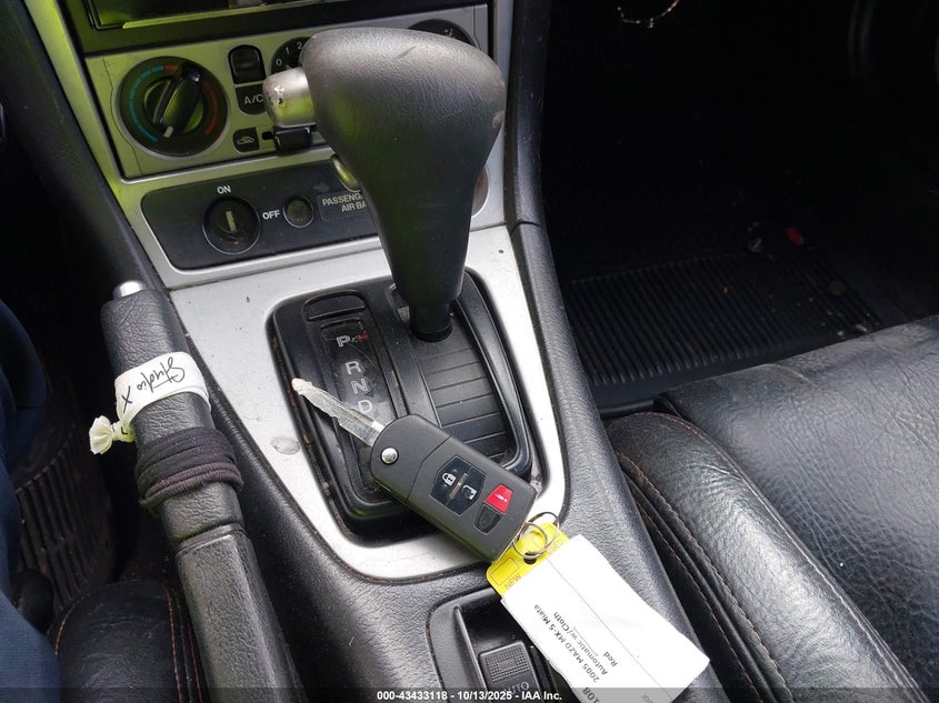 2005 Mazda Mx-5 Miata Cloth VIN: JM1NB353750411018 Lot: 43433118