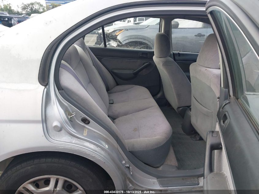 2001 Honda Civic Lx VIN: 2HGES16531H593358 Lot: 43433175