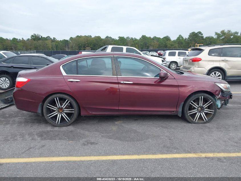 2013 Honda Accord Ex-L VIN: 1HGCR2F81DA231907 Lot: 43433223