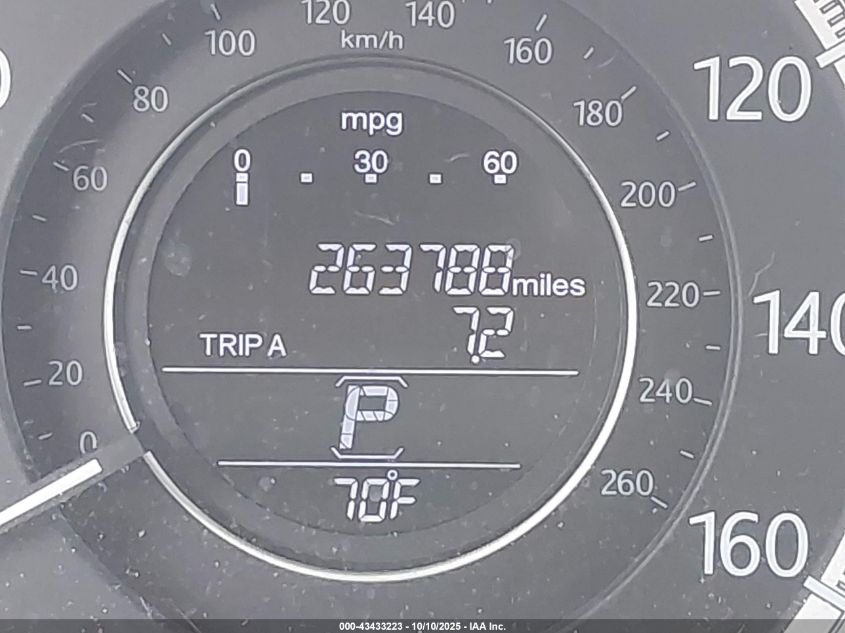 2013 Honda Accord Ex-L VIN: 1HGCR2F81DA231907 Lot: 43433223