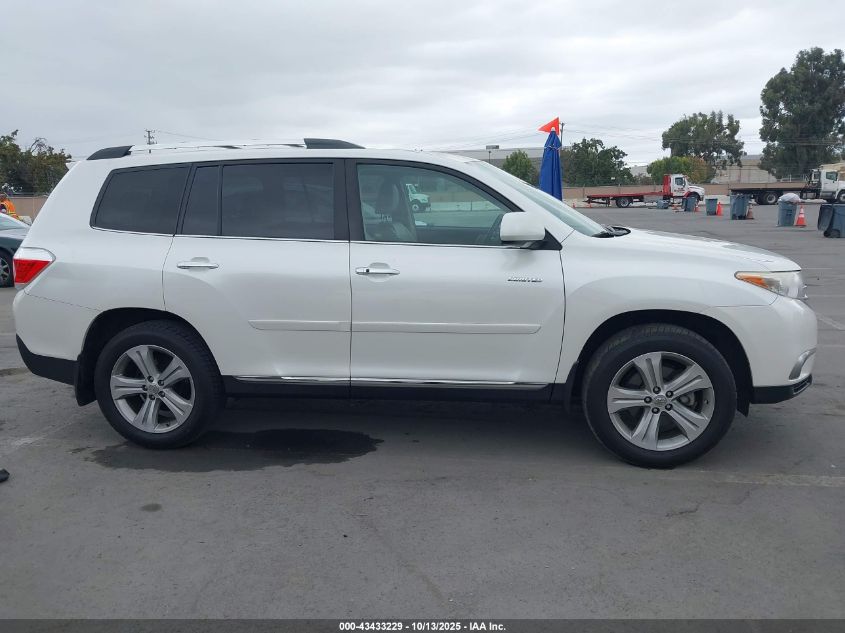 2012 Toyota Highlander Limited V6 VIN: 5TDDK3EH8CS119475 Lot: 43433229
