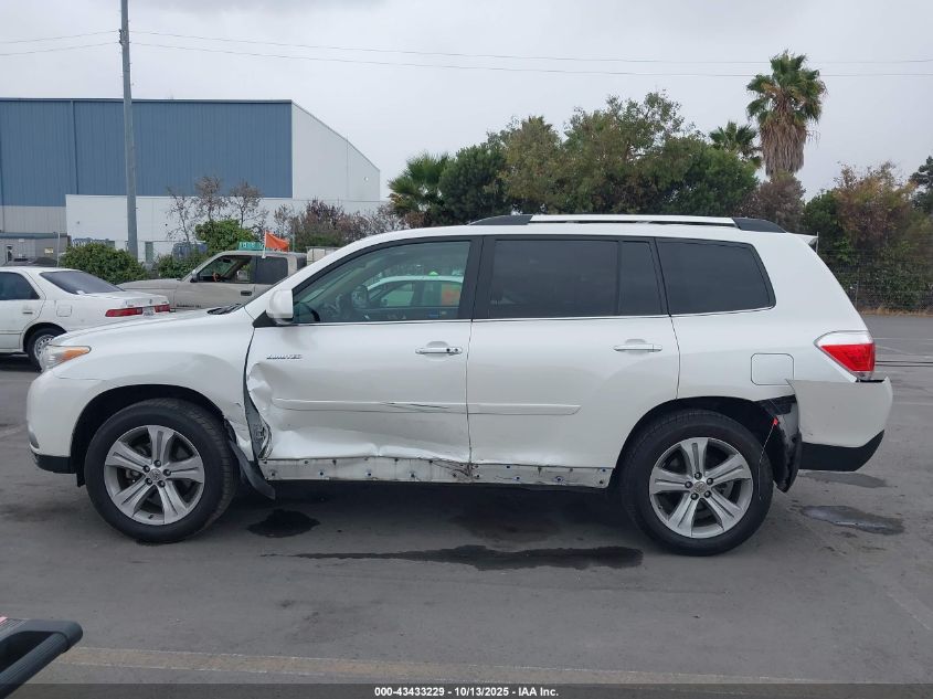 2012 Toyota Highlander Limited V6 VIN: 5TDDK3EH8CS119475 Lot: 43433229