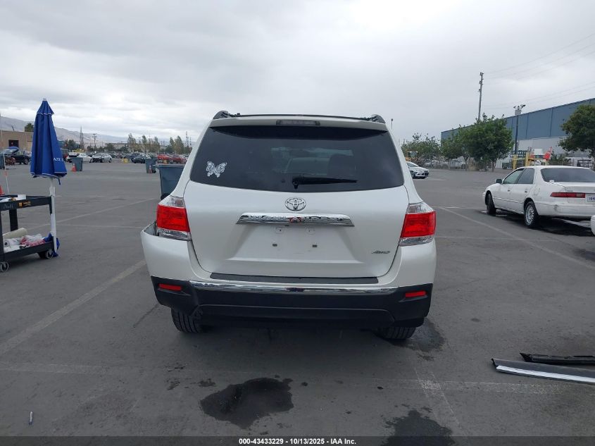 2012 Toyota Highlander Limited V6 VIN: 5TDDK3EH8CS119475 Lot: 43433229