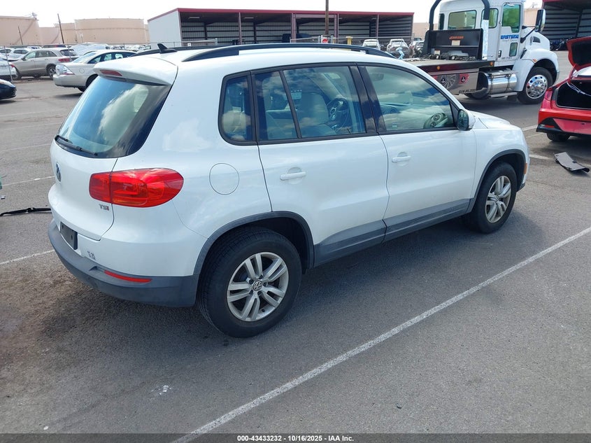 2017 VOLKSWAGEN TIGUAN 2.0T/2.0T S WVGAV7AX3HK021897