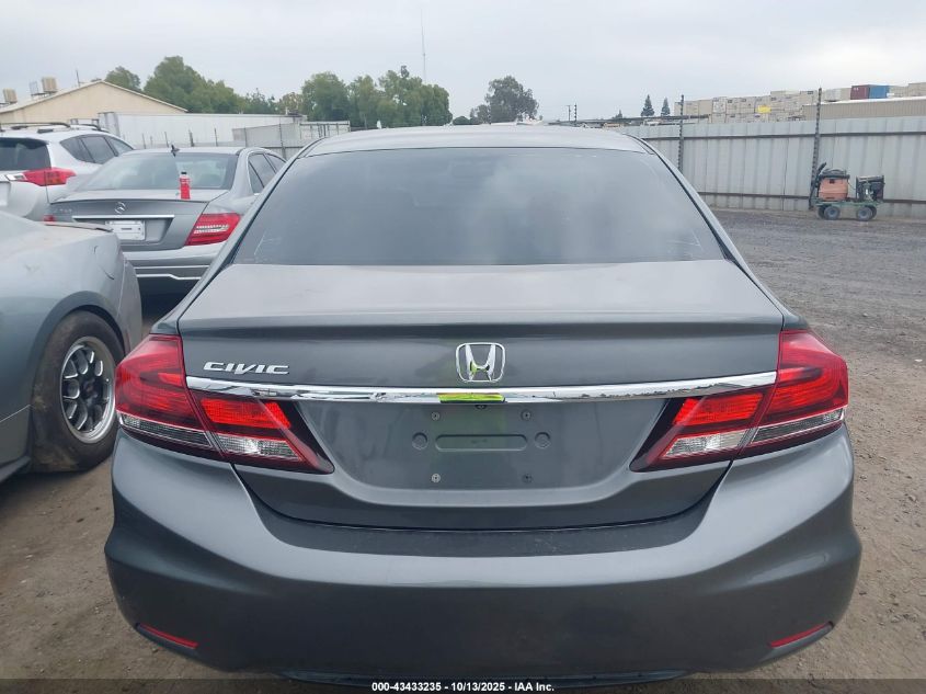 2013 Honda Civic Lx VIN: 19XFB2F53DE262871 Lot: 43433235