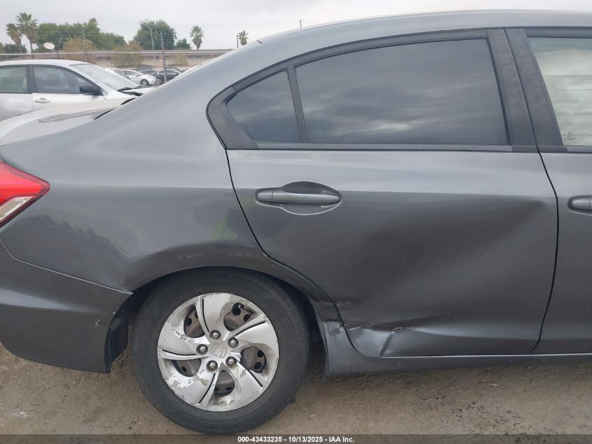 2013 Honda Civic Lx VIN: 19XFB2F53DE262871 Lot: 43433235