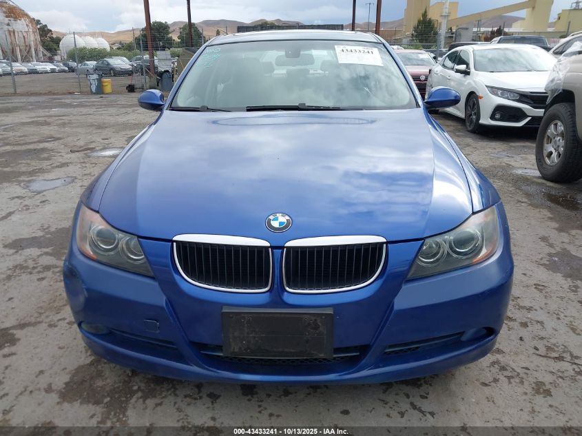 2008 BMW 328I VIN: WBAVA37598NL57906 Lot: 43433241
