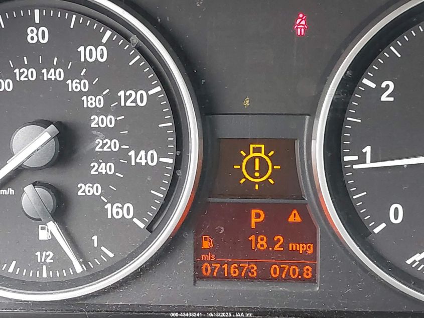 2008 BMW 328I VIN: WBAVA37598NL57906 Lot: 43433241