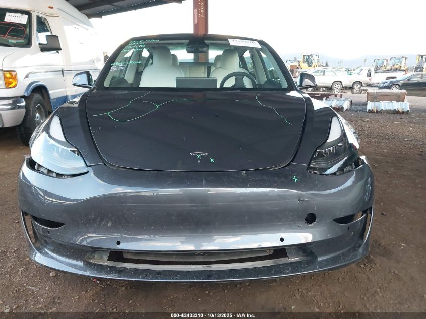 2022 Tesla Model 3 Rear-Wheel Drive VIN: 5YJ3E1EA9NF136478 Lot: 43433310