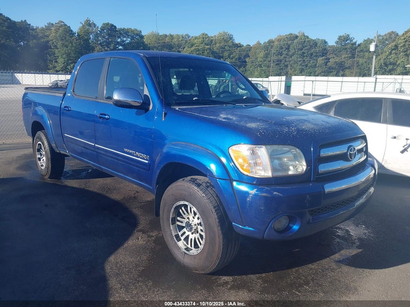2006 Toyota Tundra Sr5 V8 blue truck gasoline 5TBET34166S520543 photo #1