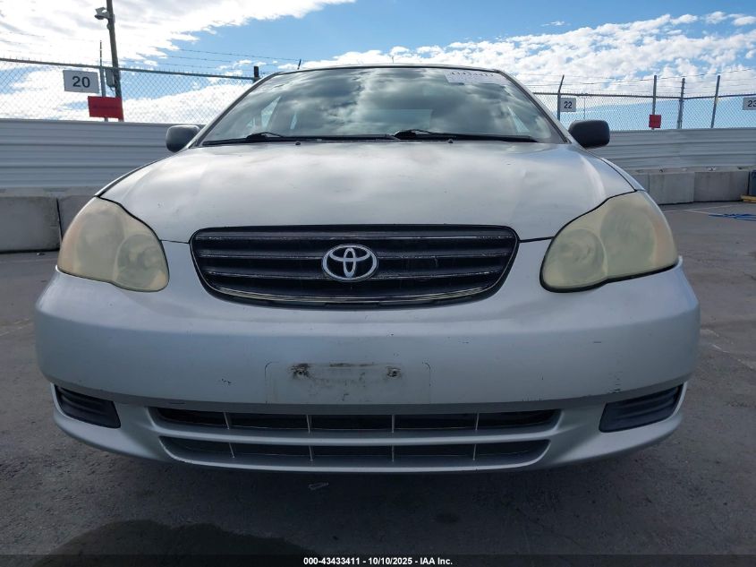 2003 Toyota Corolla Ce VIN: JTDBR32E830021871 Lot: 43433411