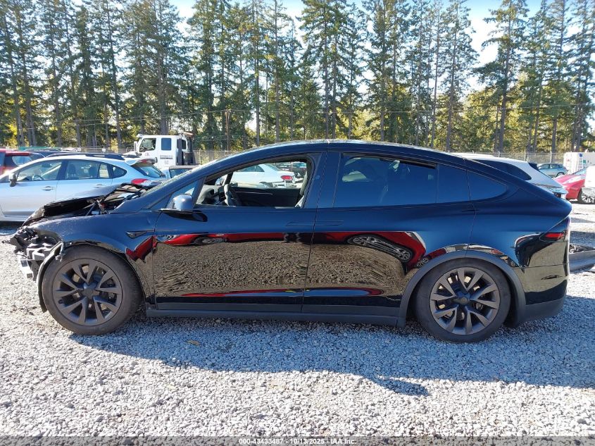 2024 Tesla Model X Long Range VIN: 7SAXCAE59RF458427 Lot: 43433487