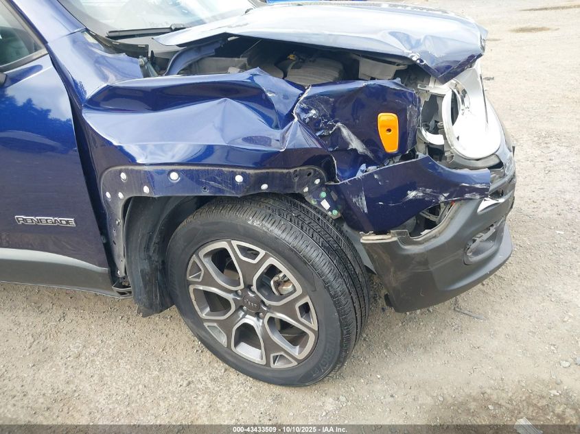 2016 Jeep Renegade Limited VIN: ZACCJADT4GPD43645 Lot: 43433509