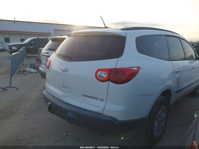 Vin: 1gnkreed1bj101544, lot: 43928361, chevrolet traverse ls 20114