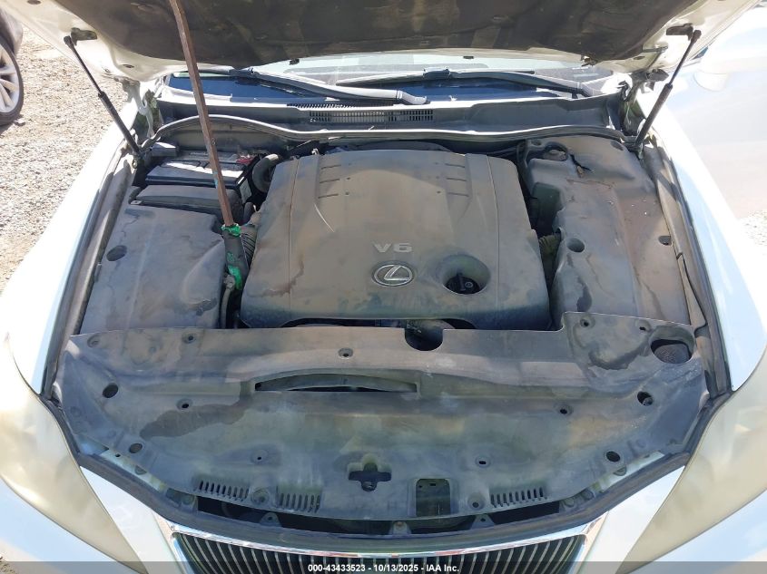 2008 Lexus Is 250 VIN: JTHBK262185055769 Lot: 43433523