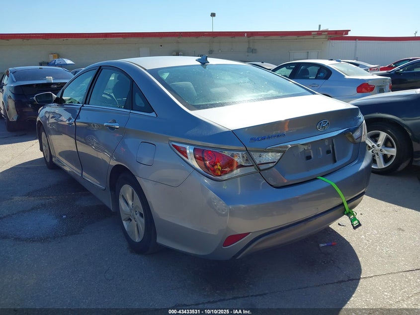 2014 Hyundai Sonata Hybrid KMHEC4A46EA117178 photo #4