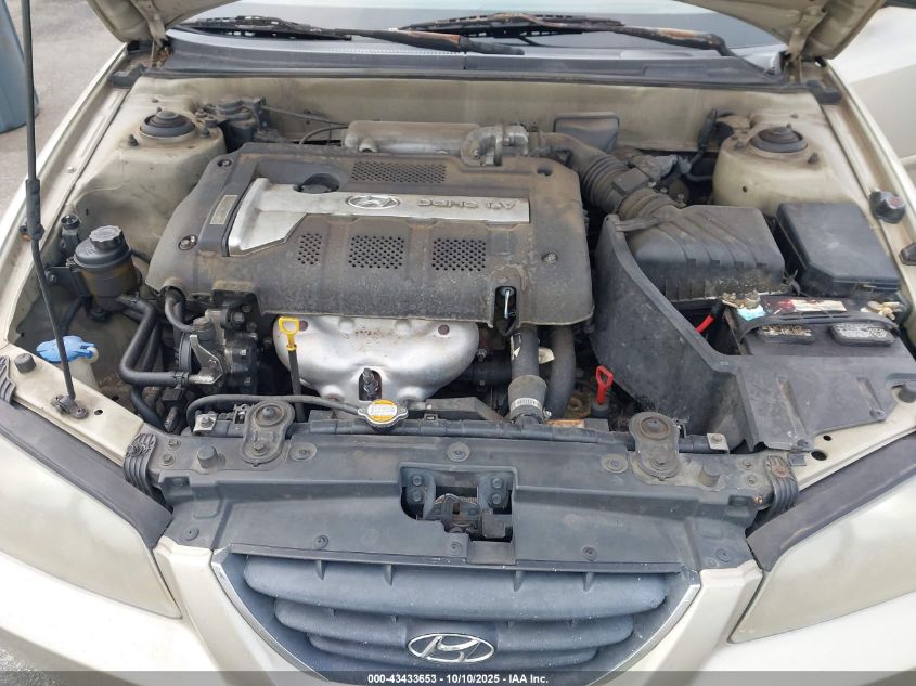 2005 Hyundai Elantra Gls/Gt VIN: KMHDN46D15U198250 Lot: 43433653