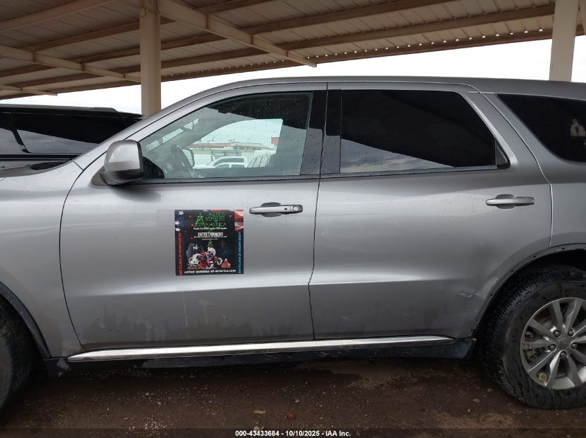 2018 Dodge Durango Sxt Awd VIN: 1C4RDJAG8JC146269 Lot: 43433684