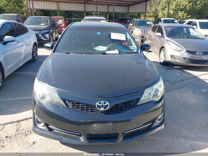 2013 Toyota Camry Se VIN: 4T1BF1FK7DU287126 Lot: 43433686