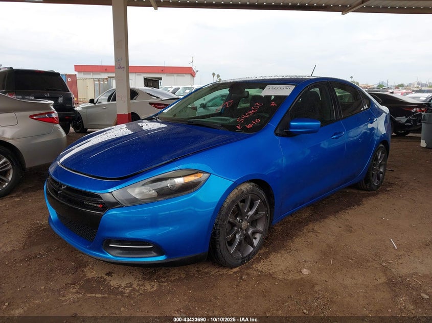 Vin: 1c3cdfaa5gd540608, lot: 43928534, dodge dart se 20162