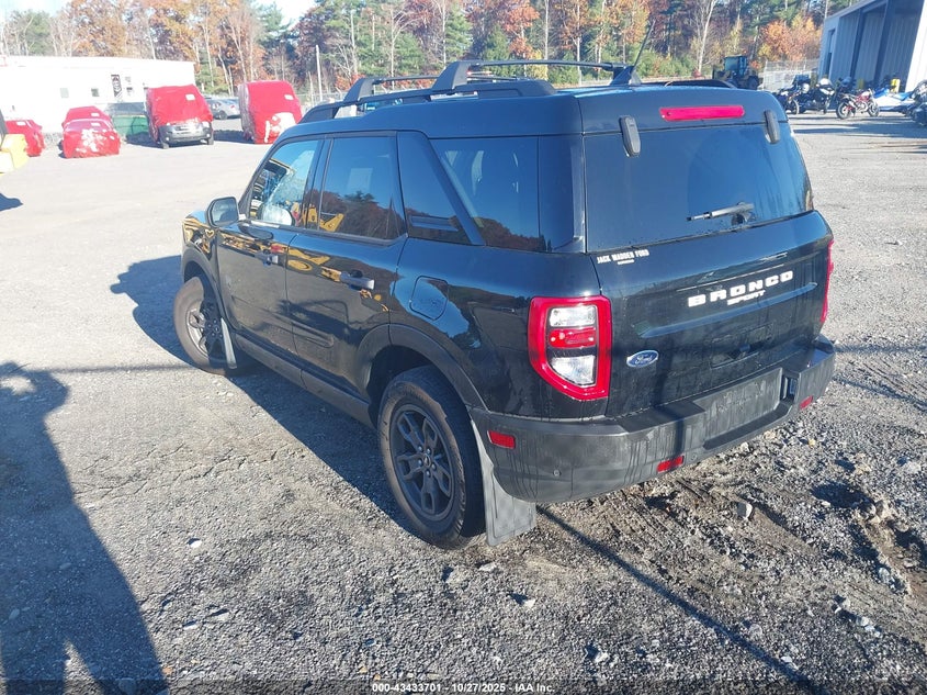Vin: 3fmcr9b61prd68072, lot: 43928545, ford bronco sport big bend 20233