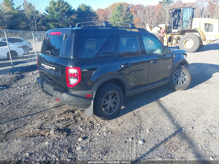 Vin: 3fmcr9b61prd68072, lot: 43928545, ford bronco sport big bend 20234