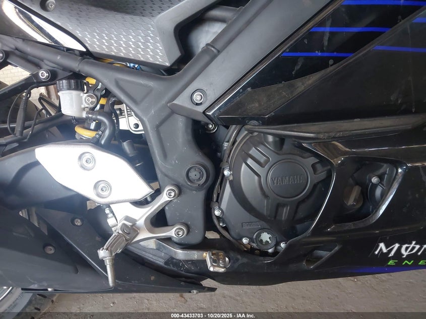 2021 Yamaha Yzfr3 A VIN: MH3RH18Y1MK006434 Lot: 43433703