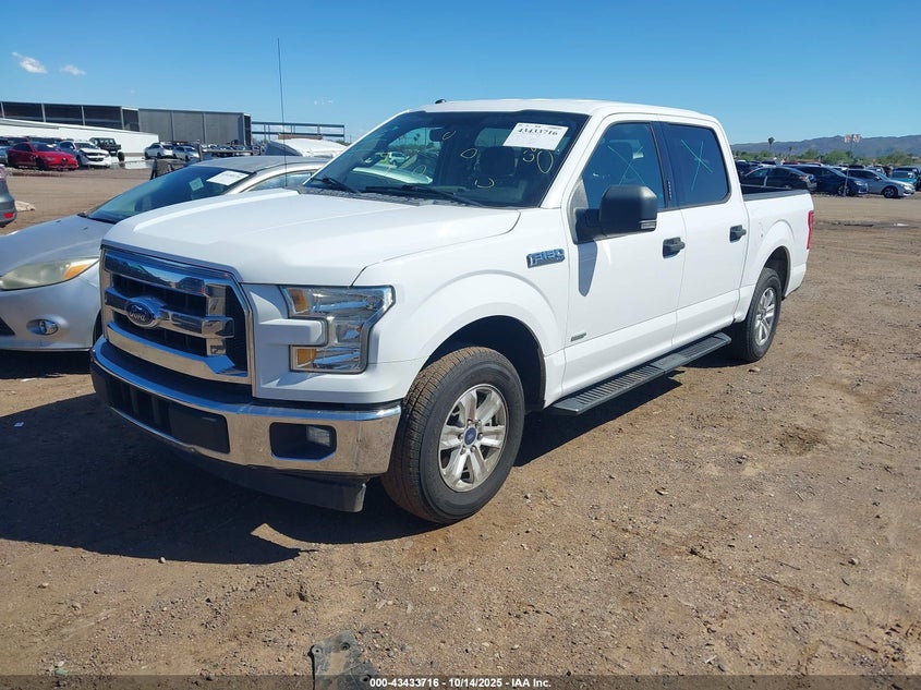 2017 Ford F-150 2.7 Xlt White Lot 111043433716 Vin 1FTEW1CP2HKC93225
