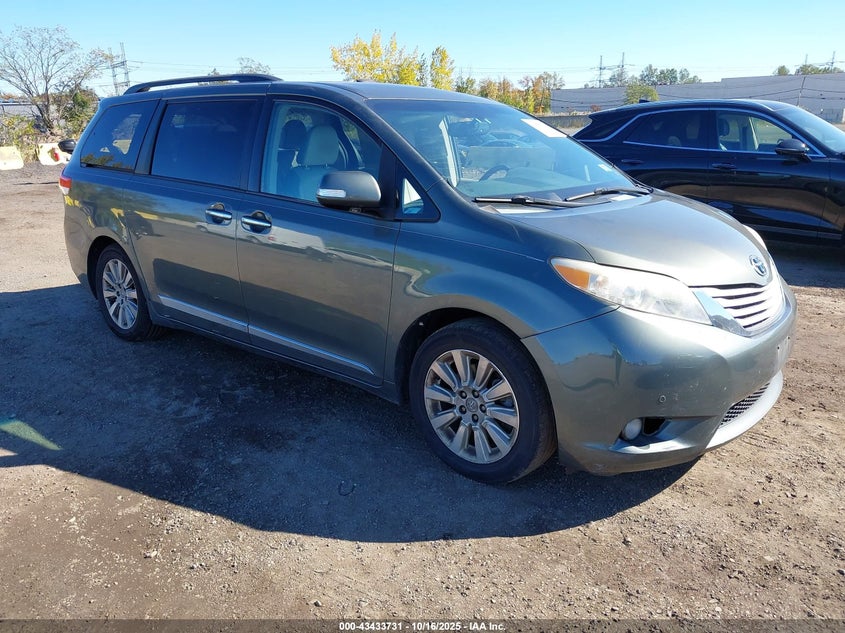2013 TOYOTA SIENNA LIMITED V6 7 PASSENGER - 5TDYK3DCXDS280029