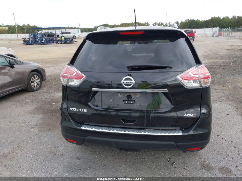 2016 Nissan Rogue S VIN: JN8AT2MV5GW144880 Lot: 43433771